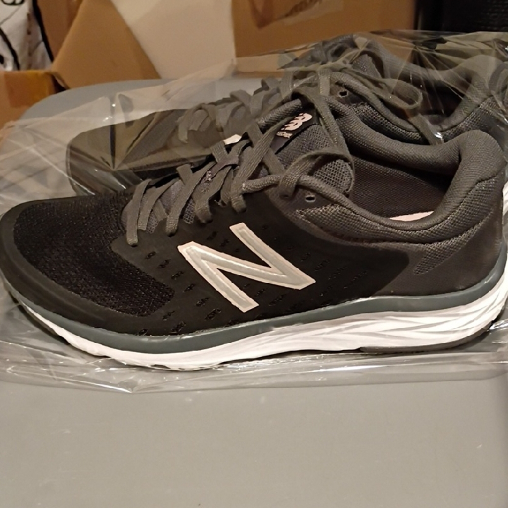 New Balance Black and White Athletic Shoes
